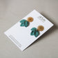 Eden Stud Earrings - Teal | Petal Earrings By Arias Design Co