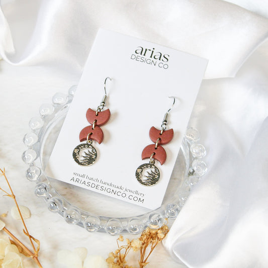 Crescent & Sun Earrings