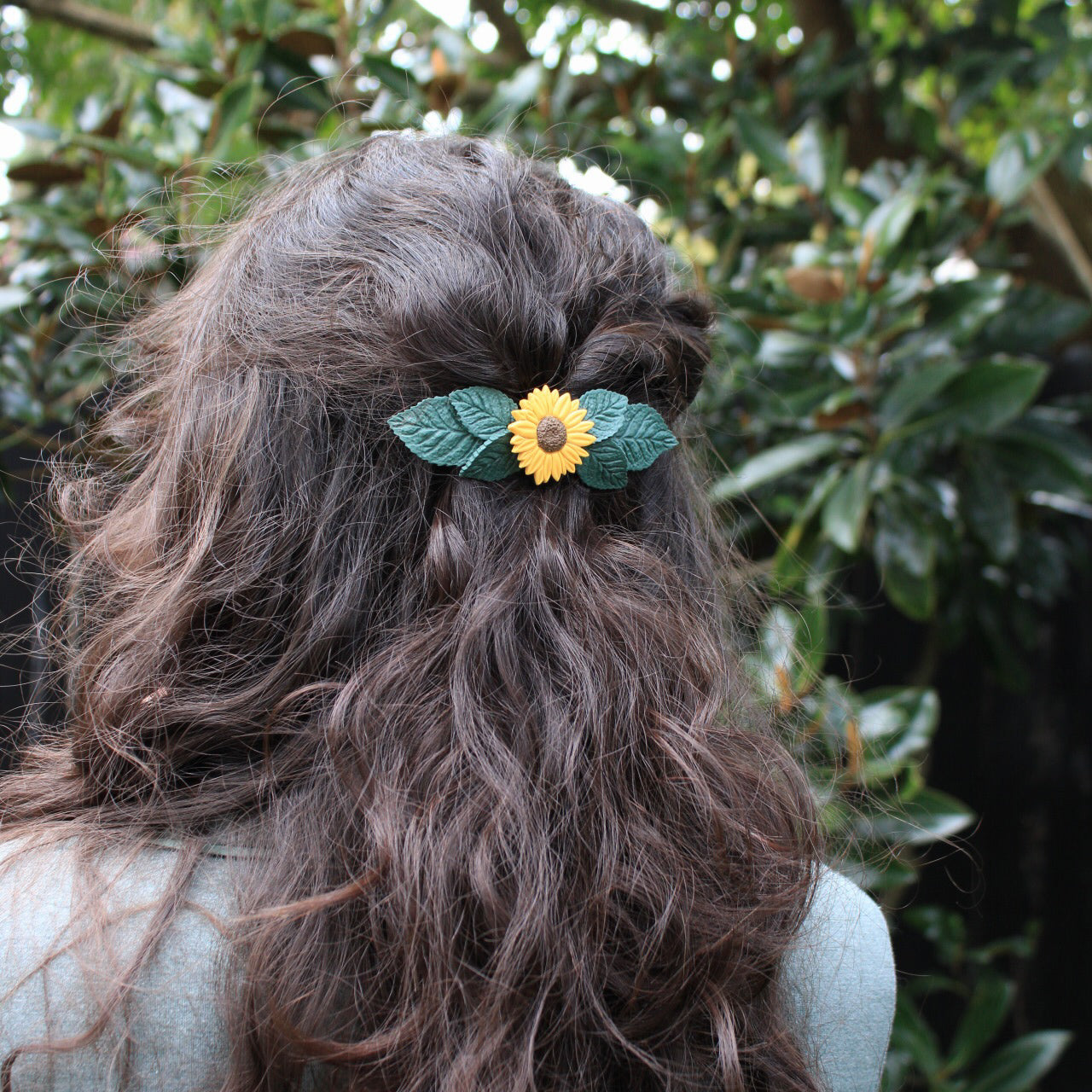 Sunflower Hair Barrette