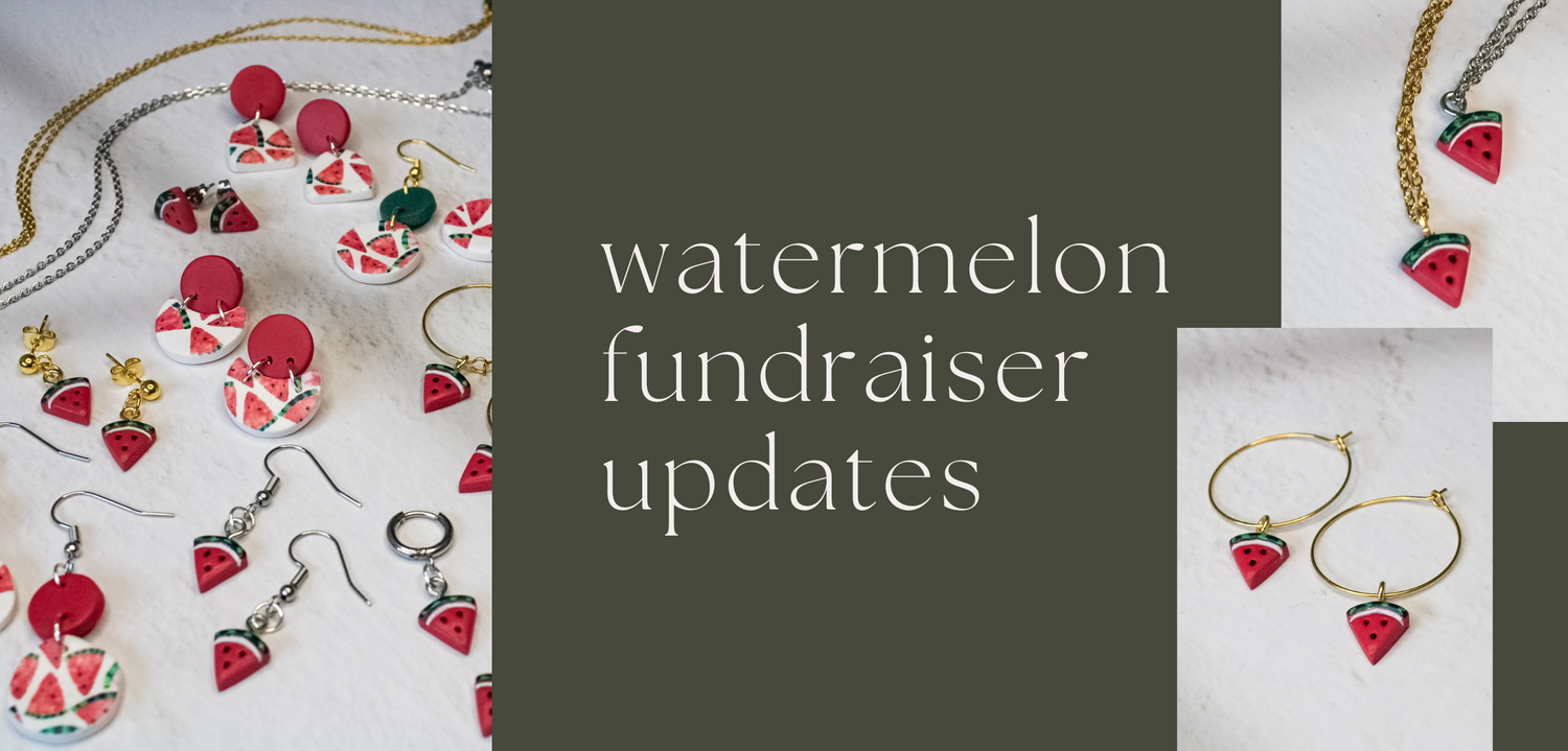 Watermelon Palestine Jewellery Fundraiser Updates