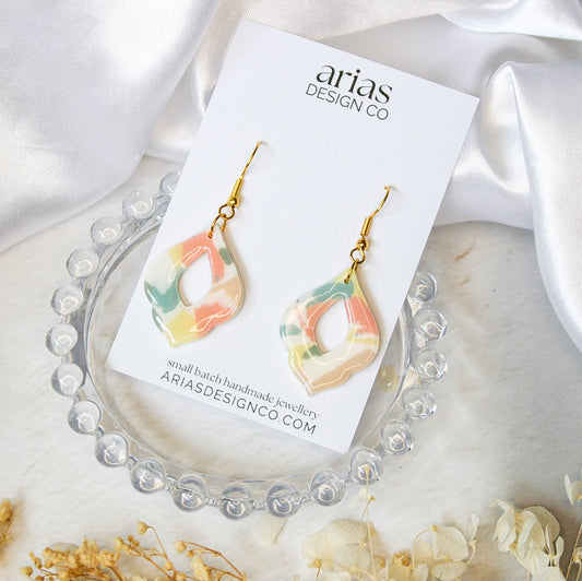 Confetti Teardrop Earrings