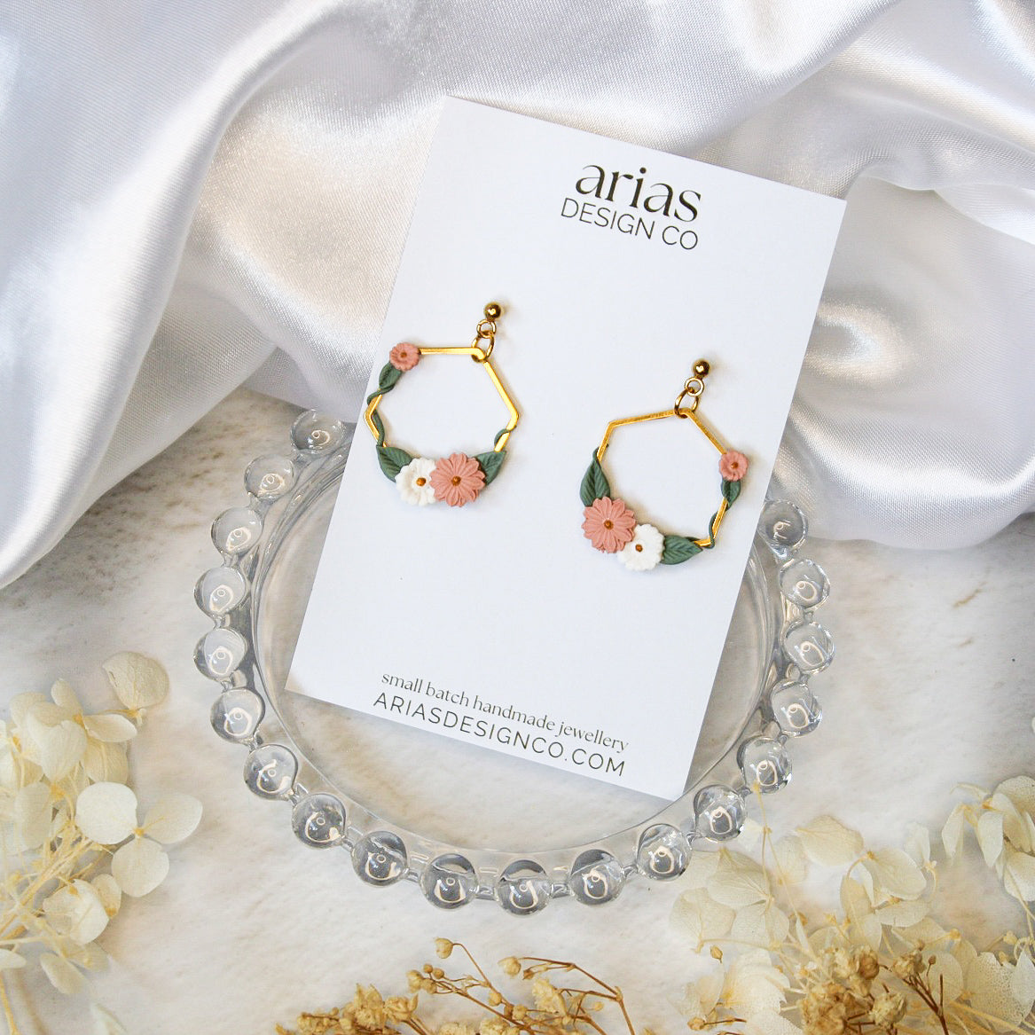 SS24 Ivy Hexagon Earrings