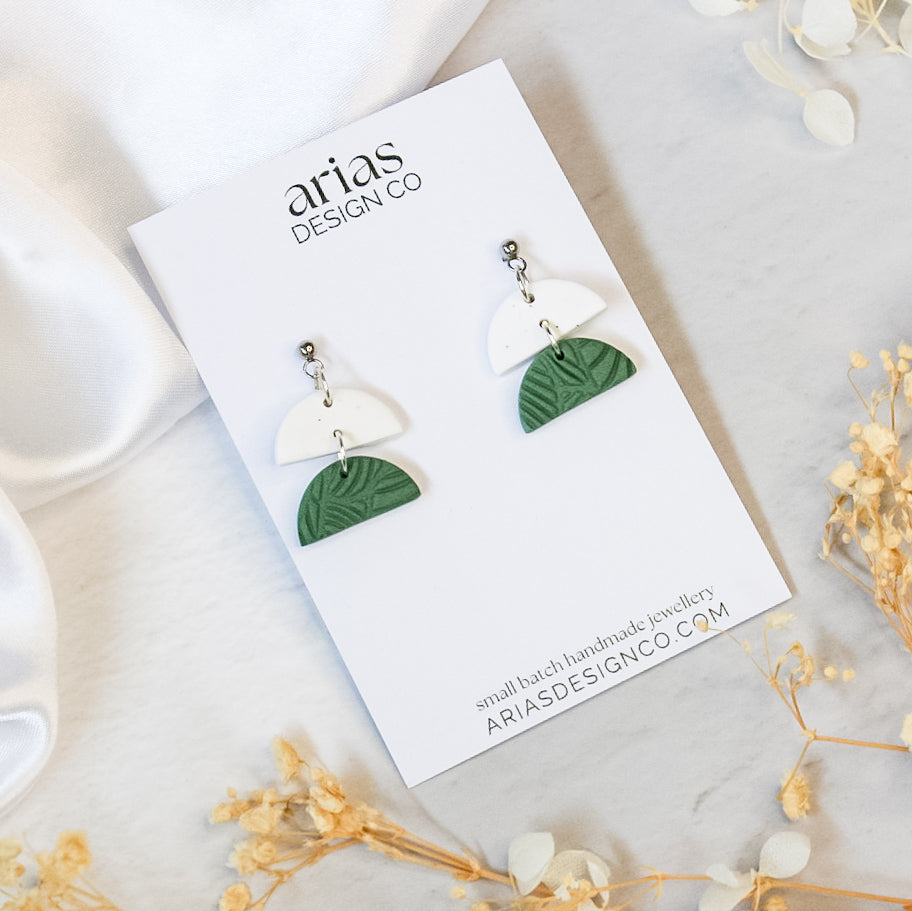 Duo Semi Earrings